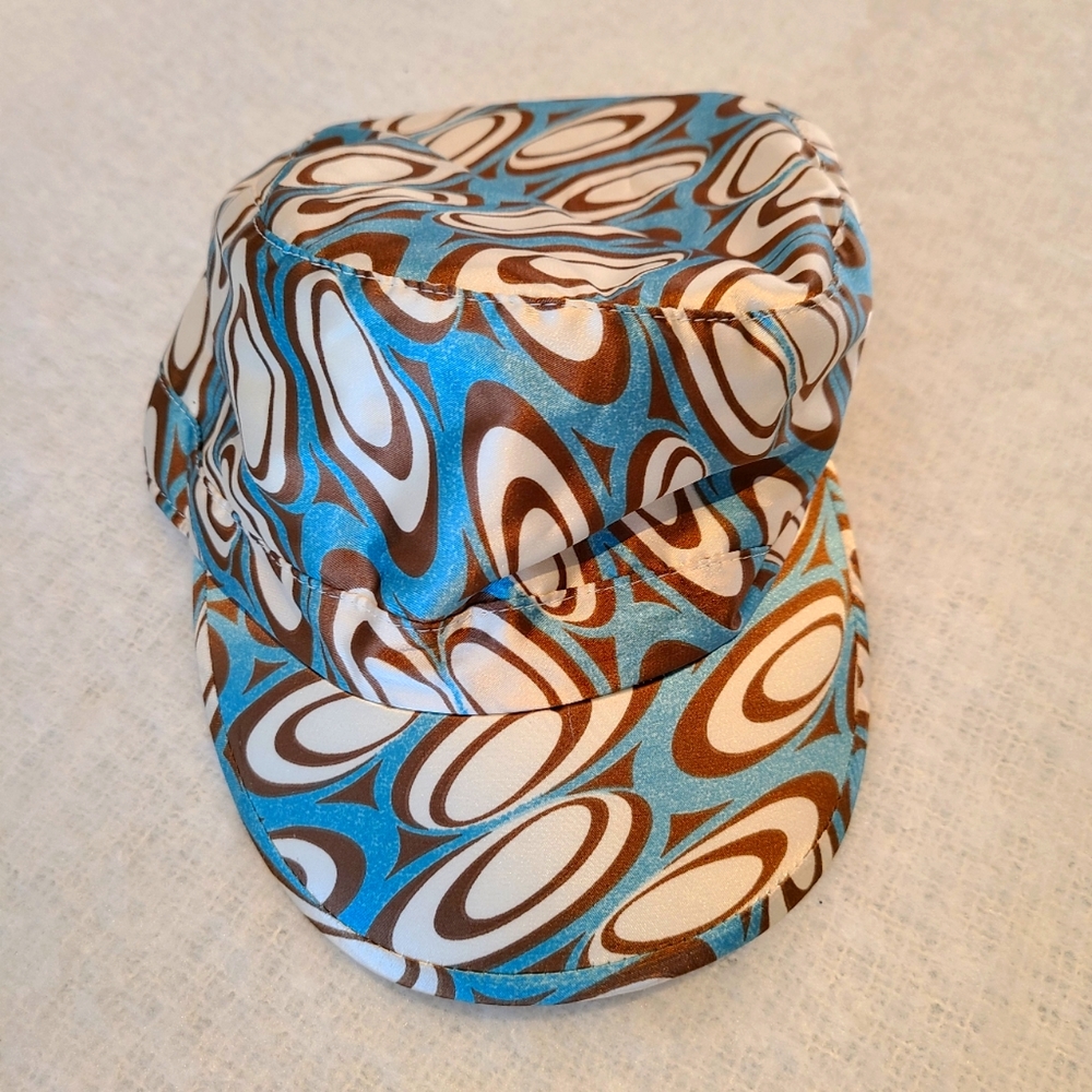 Retro look satin hat new